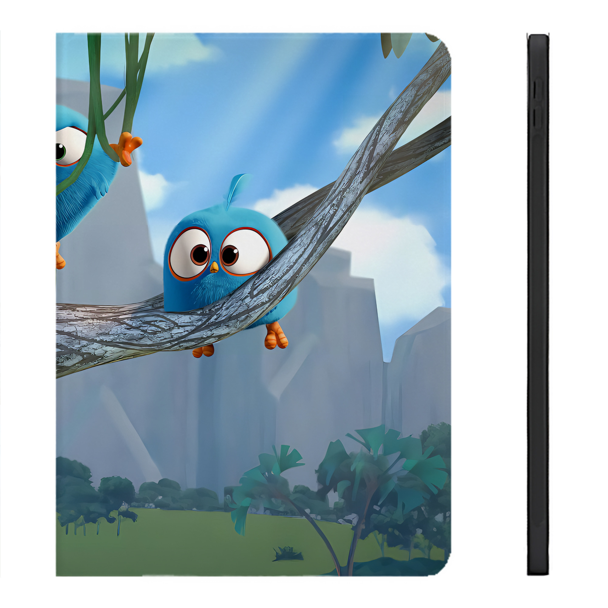 （画像用） Angry Birds アングリーバード IPadケース ペンホルダー付き ブックスタイルデザイン